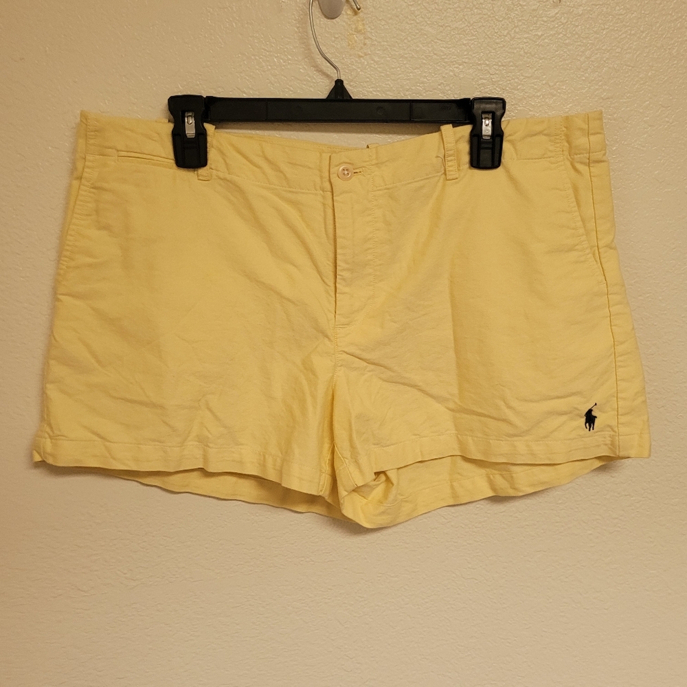 Ralph Lauren Women's Light Yellow Shorts
